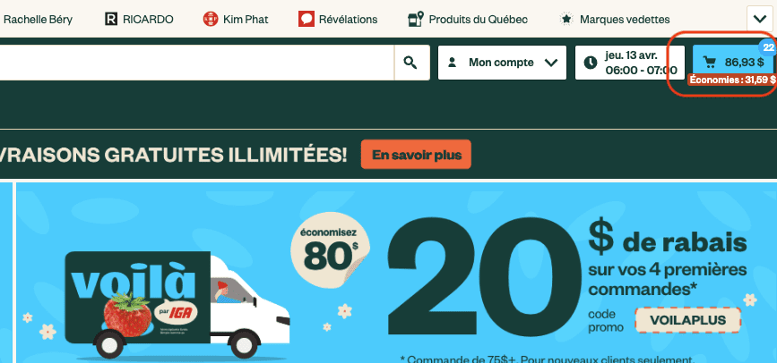 Panier voila par iga