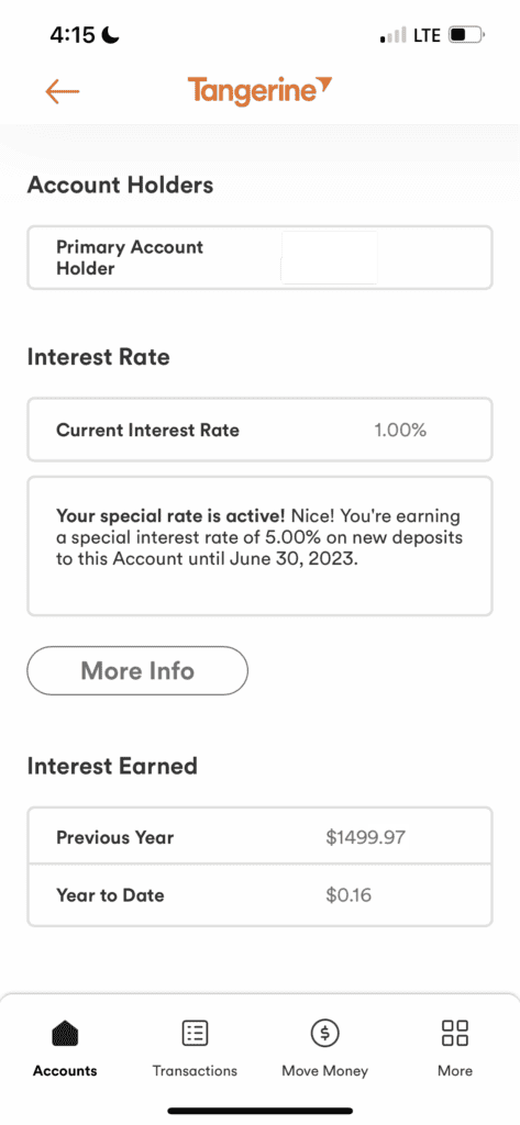 Tangerine Savings Acc 2