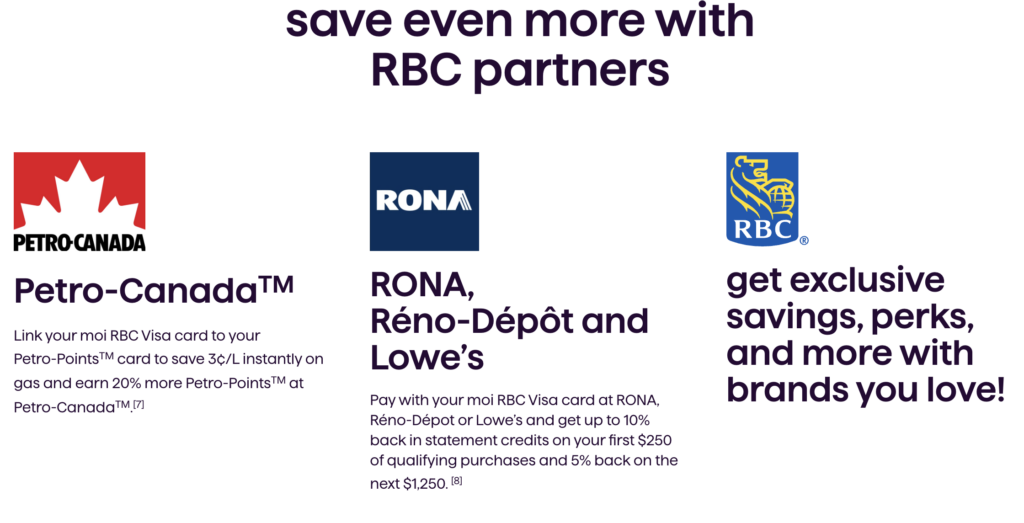 Avantages RBC moi visa