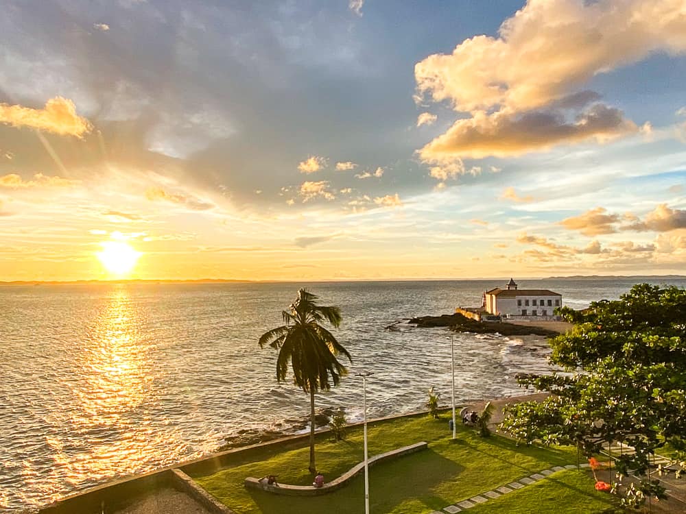 22 Coucher du soleil vu du fort Monte Serrat