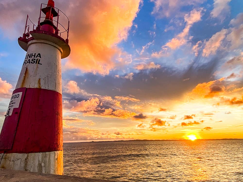 23 Coucher du soleil vu de la pointe d Humaita