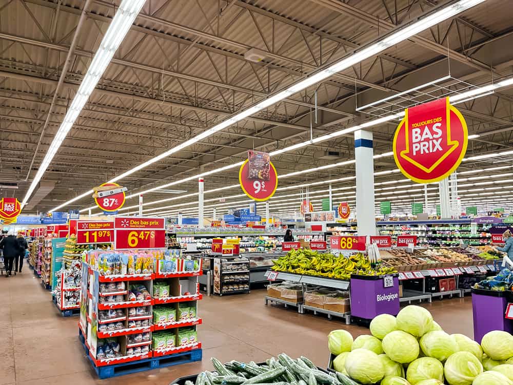 Épicerie Canada 27 Walmart
