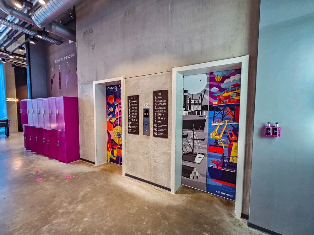 Moxy Amsterdam Houthavens Lobby 01