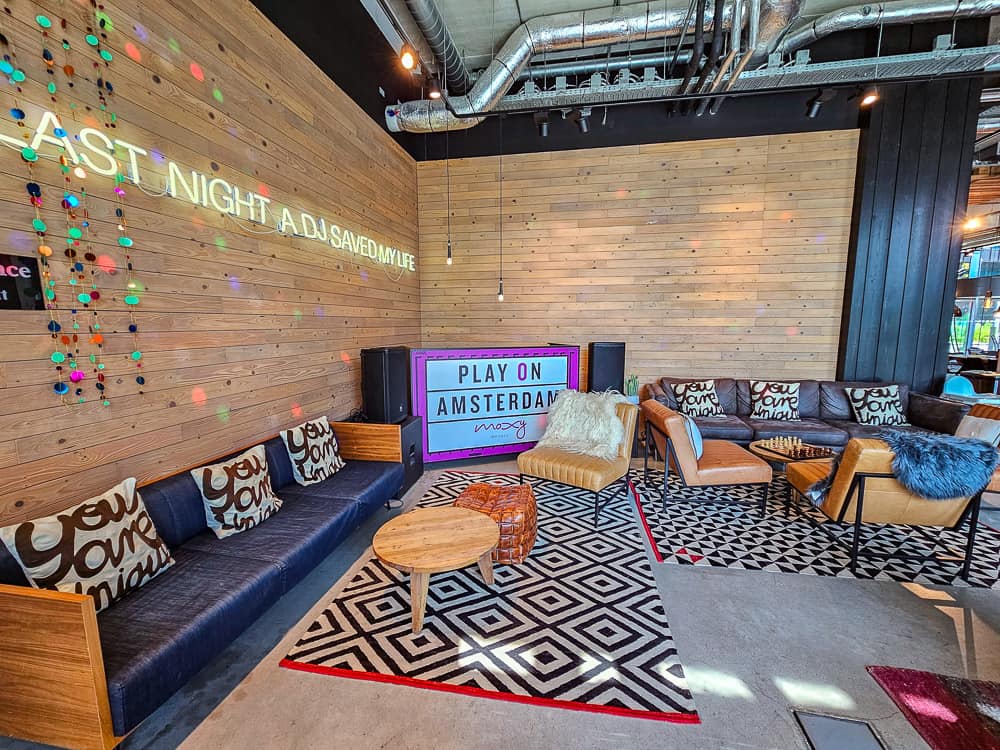 Moxy Amsterdam Houthavens Lobby 17