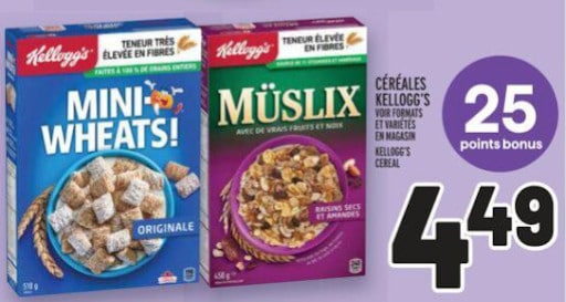 Produits les plus souvent offerts