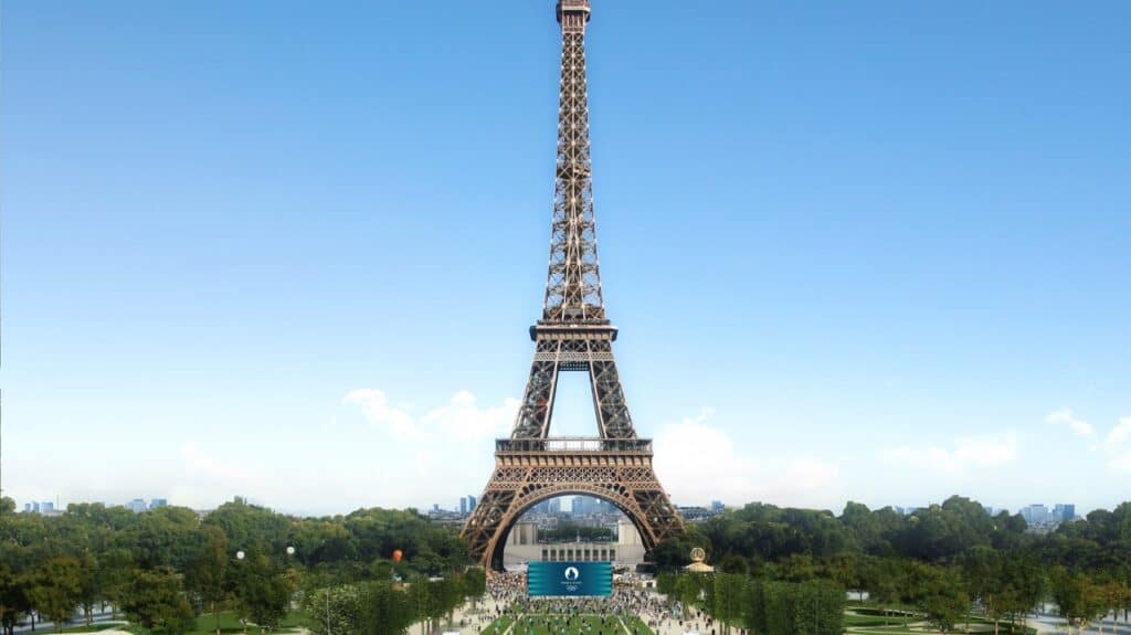 Stade Tour Eiffel Volleyball de plage OLY – grande taille