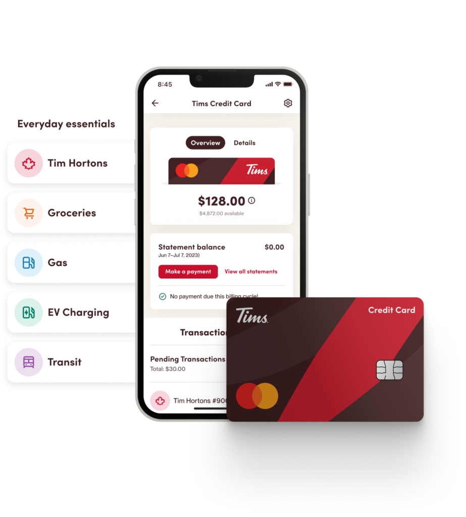 carte de credit tims