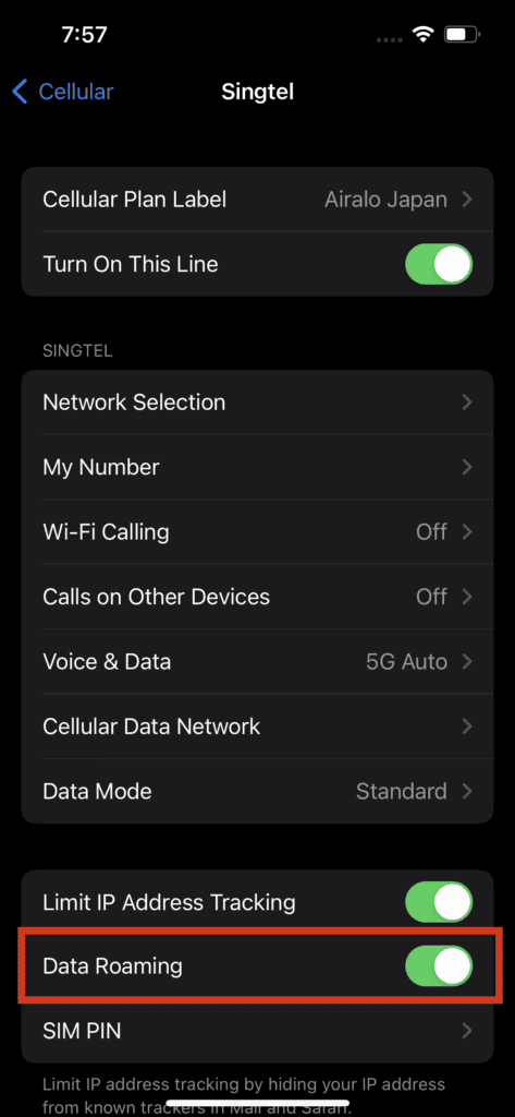 eSIM Airalo installation tutorial 4