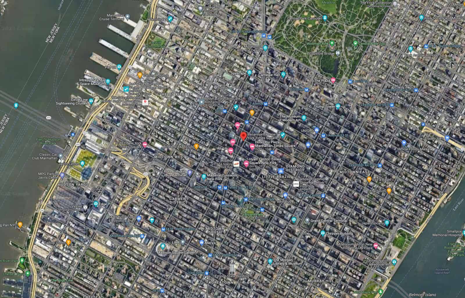 Renaissance New York Times Square - Location