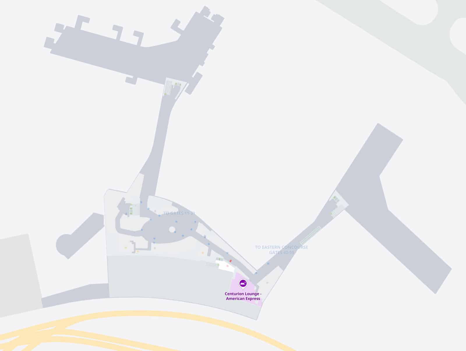 Centurion Lounge LGA - Location