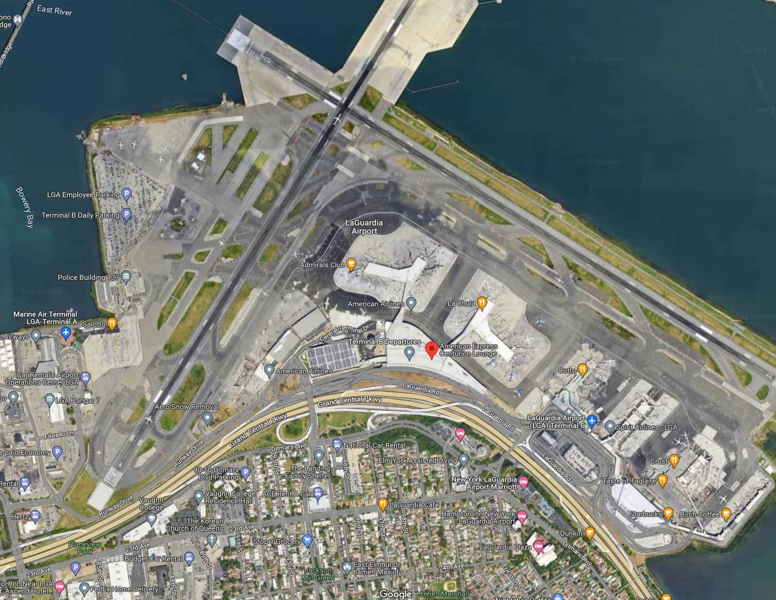 Centurion Lounge LGA - Location