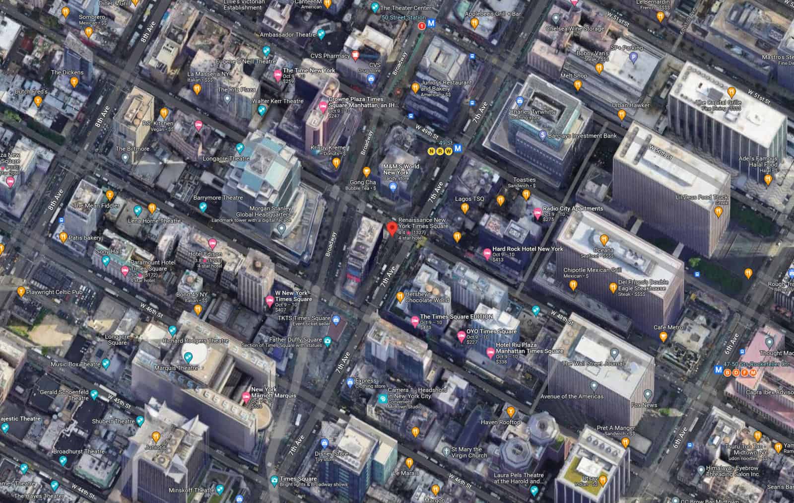 Renaissance New York Times Square - Location