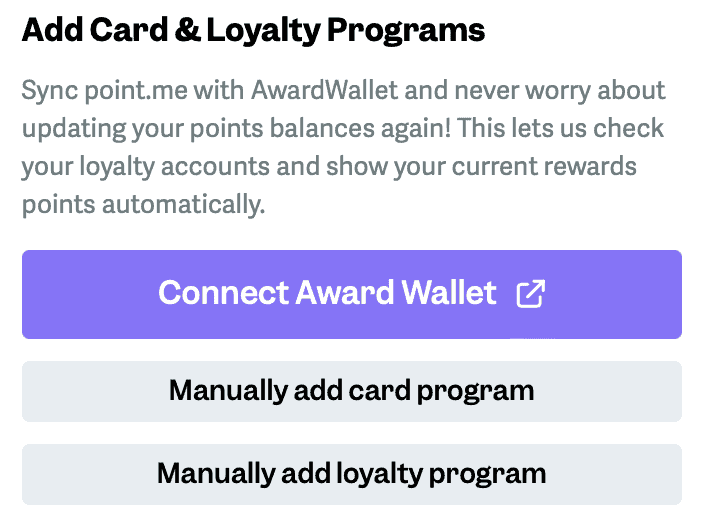 Sync or add programs