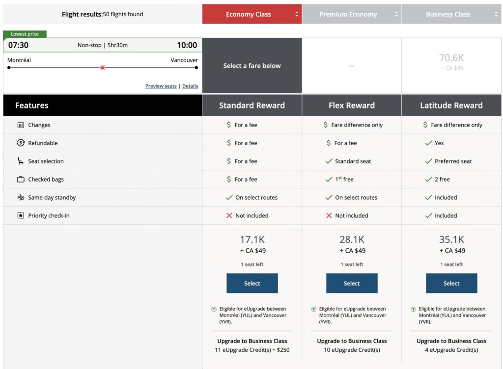 esurclassement yul-yvr fr