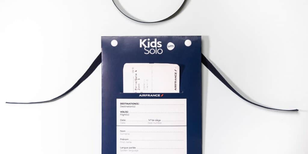 kids solo um air france