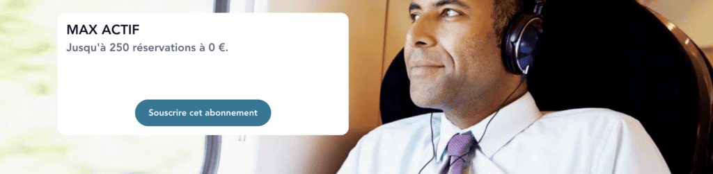 Carte MAX Actif SNCF