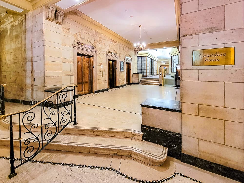 Fairmont Château Laurier aires communes 4x