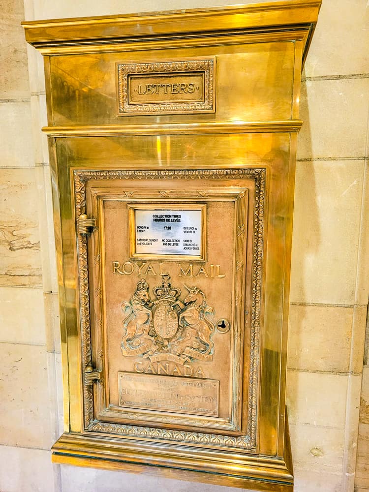 Fairmont Château Laurier boite aux lettres 1x