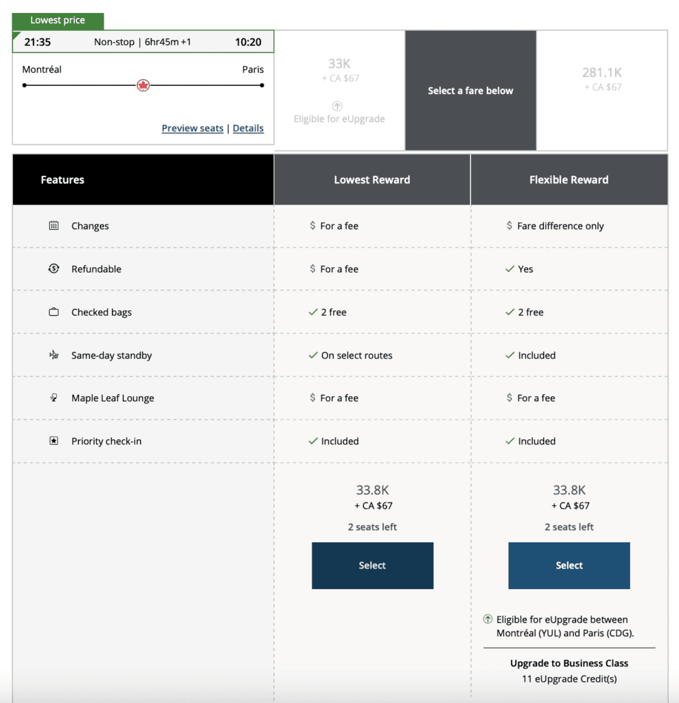 Flights to the Olympics upgradable 2