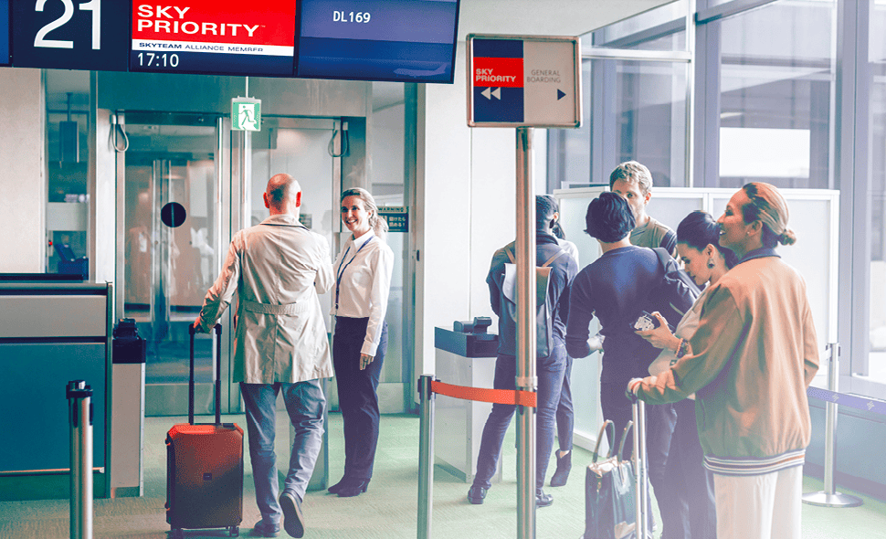SkyTeam Priority Boarding