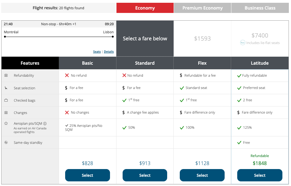 air canada hopper lisbon 2