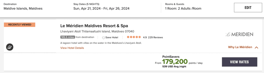 Awayz Méridien Maldives 2