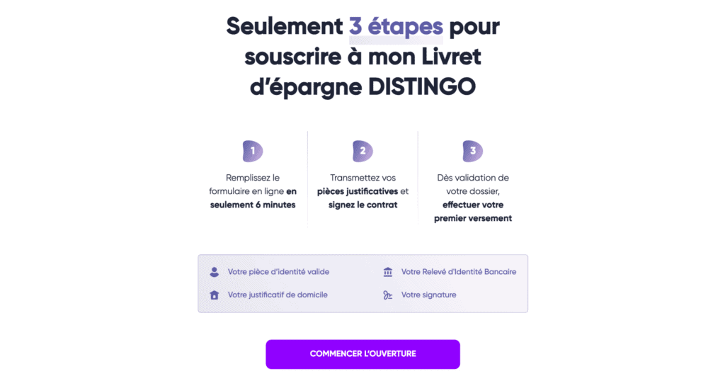 Livret Epargne Distingo 01