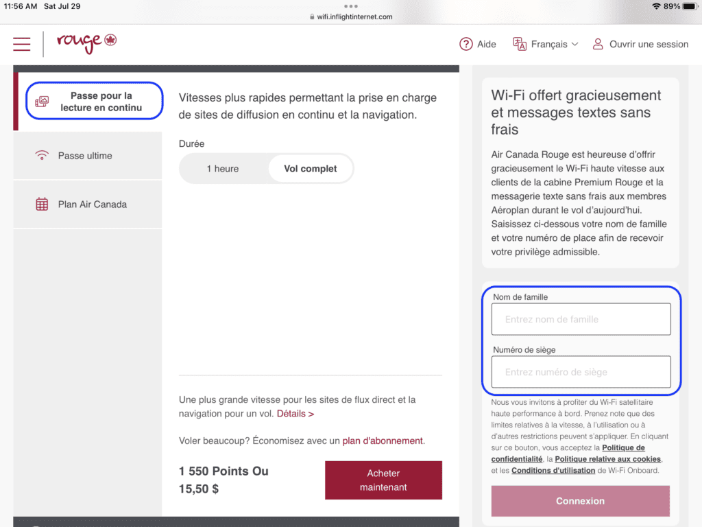 Premium Rouge wifi