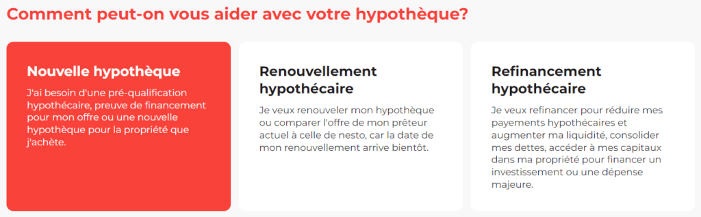 3. Nesto Nouvelle hypothèque