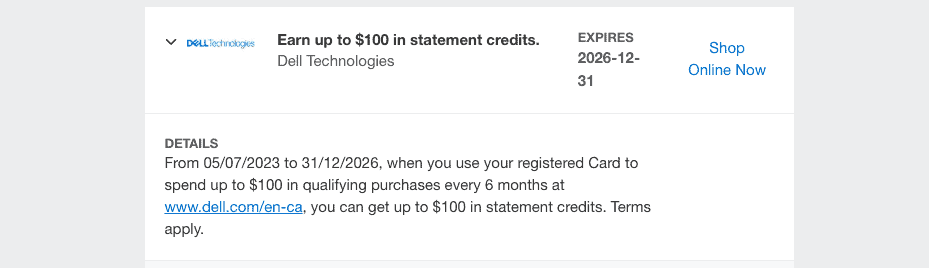 Offre Dell Amex Platine Entreprise-fr