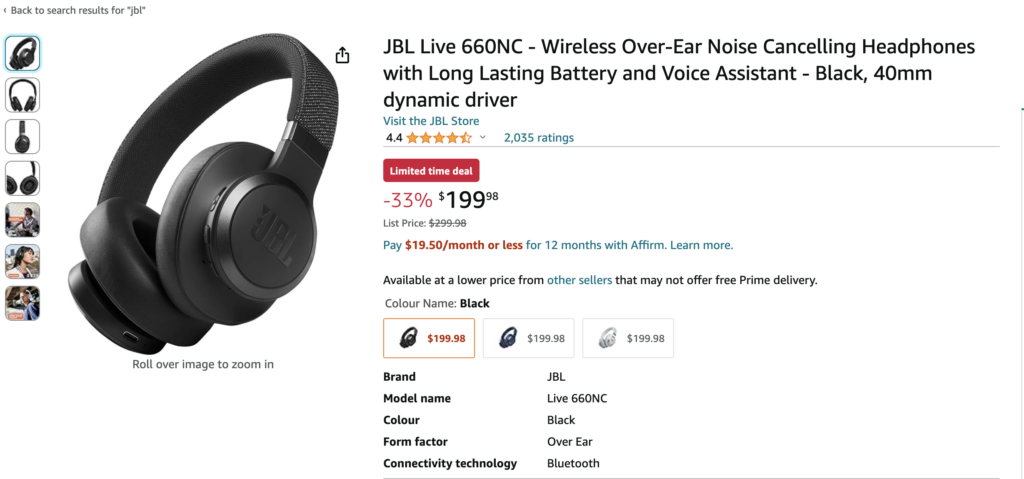 JPB Headphones Prime big deal days