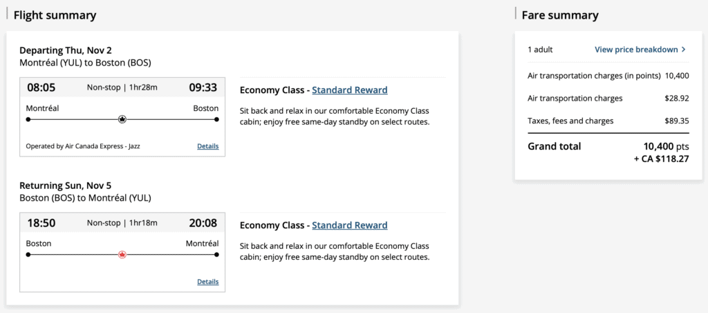 Short escapes fall 2023 BOS