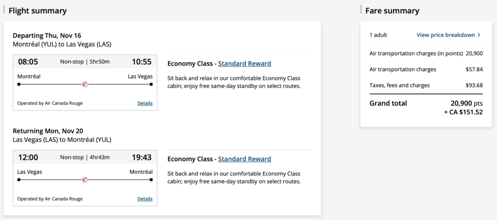 Short escapes fall 2023 LAS