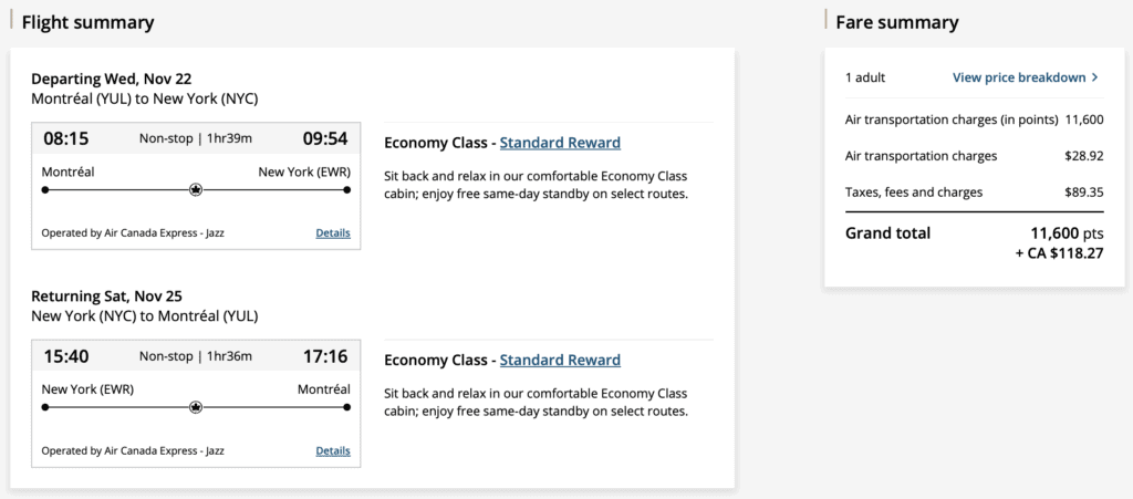 Short escapes fall 2023 NYC