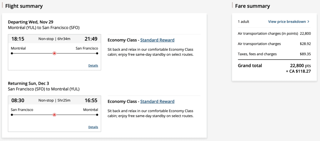 Short escapes fall 2023 SFO