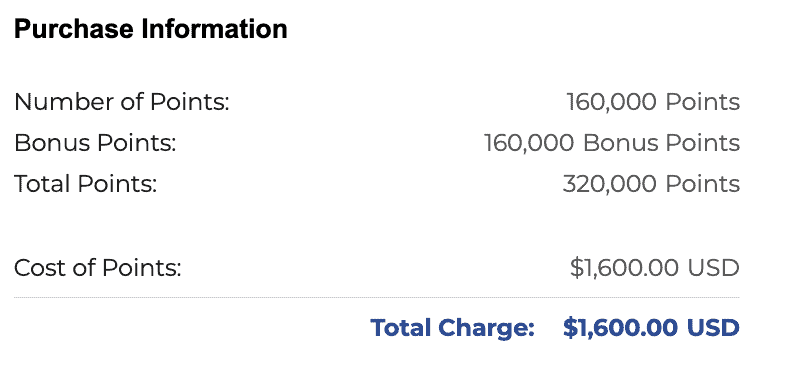 achat points hilton honors