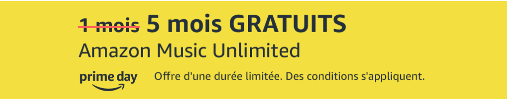 amazon music unlimited offre FR