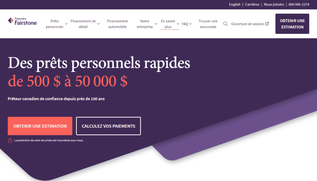 01. Fairstone FR Page d accueil