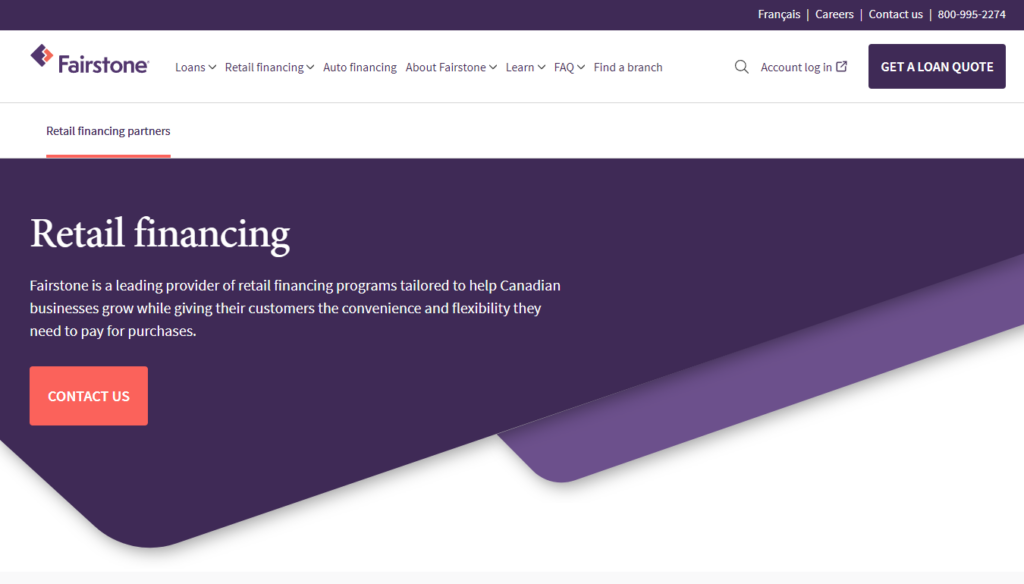 Fairstone - Retail financing