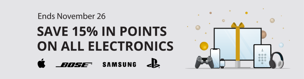 Aeroplan eStore Black Friday electronics