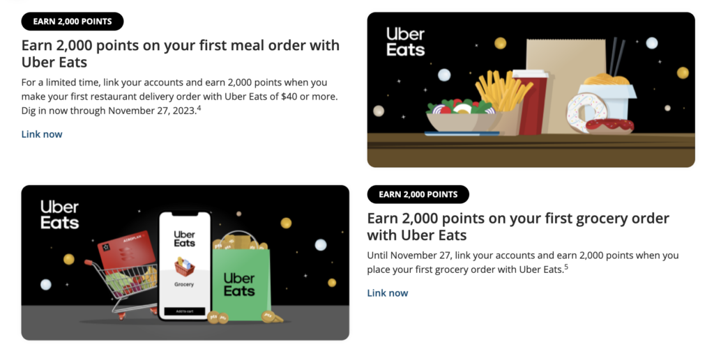 Aeroplan Uber Eats Grocery Black Friday