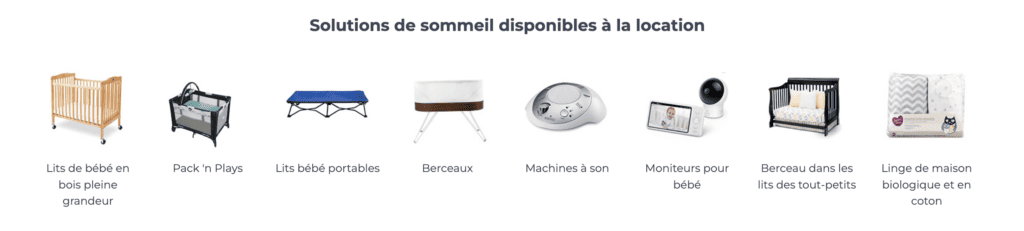 BabyQuip Équipements pour dormir