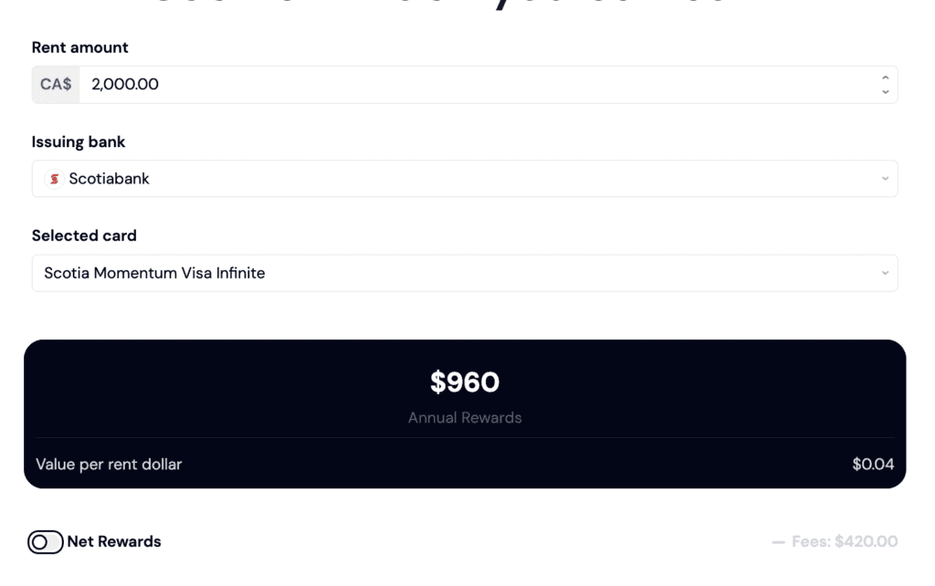 Chexy calculator rewards