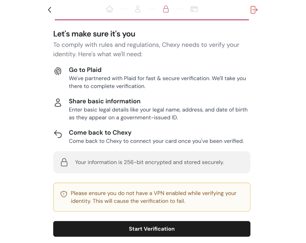 Chexy id verification