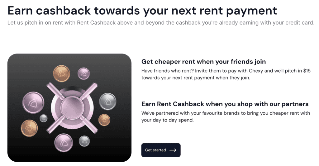 Chexy rent cashback