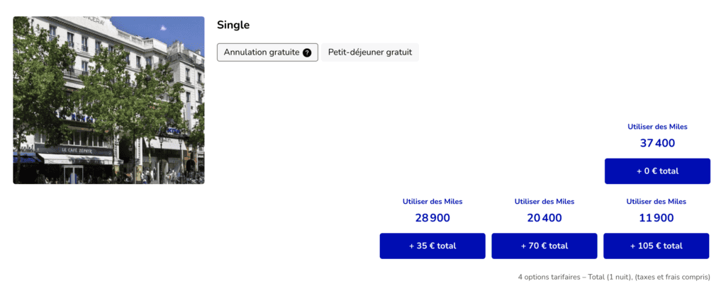 Best Western à Paris, payable avec des Miles Flying Blue via Hotel for Miles