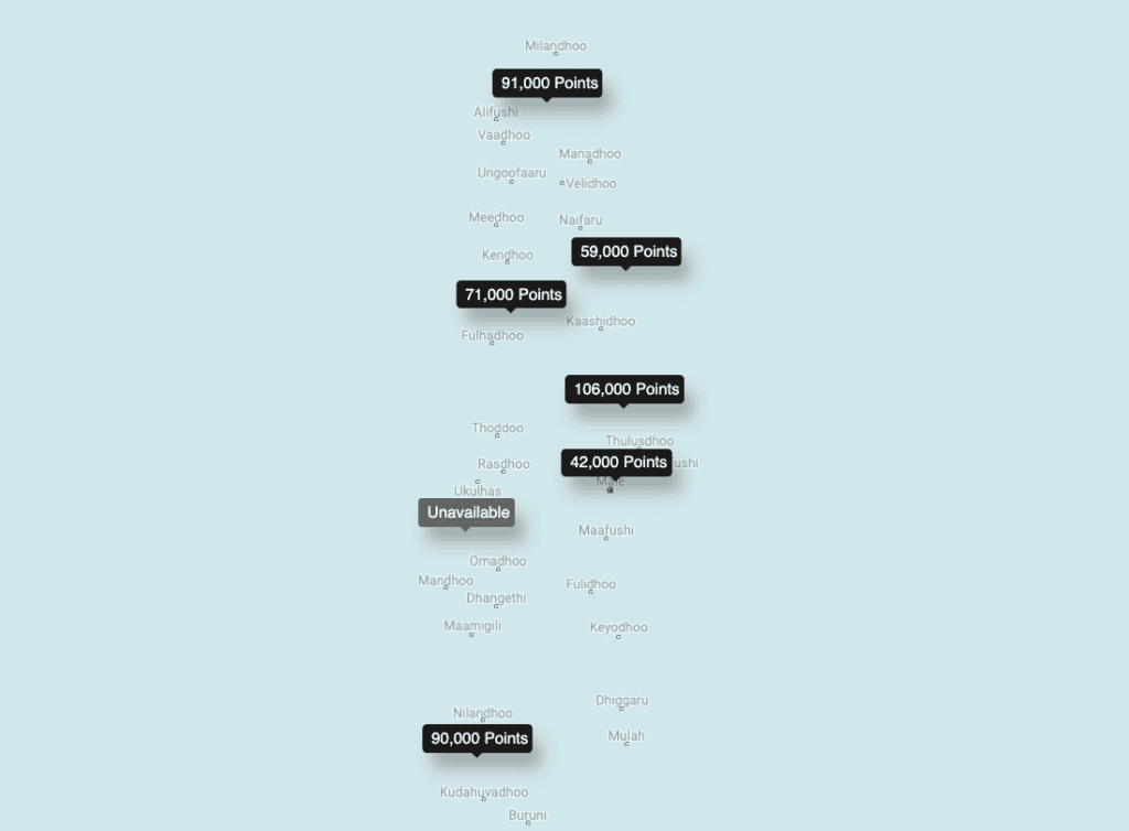 Maldives points marriott
