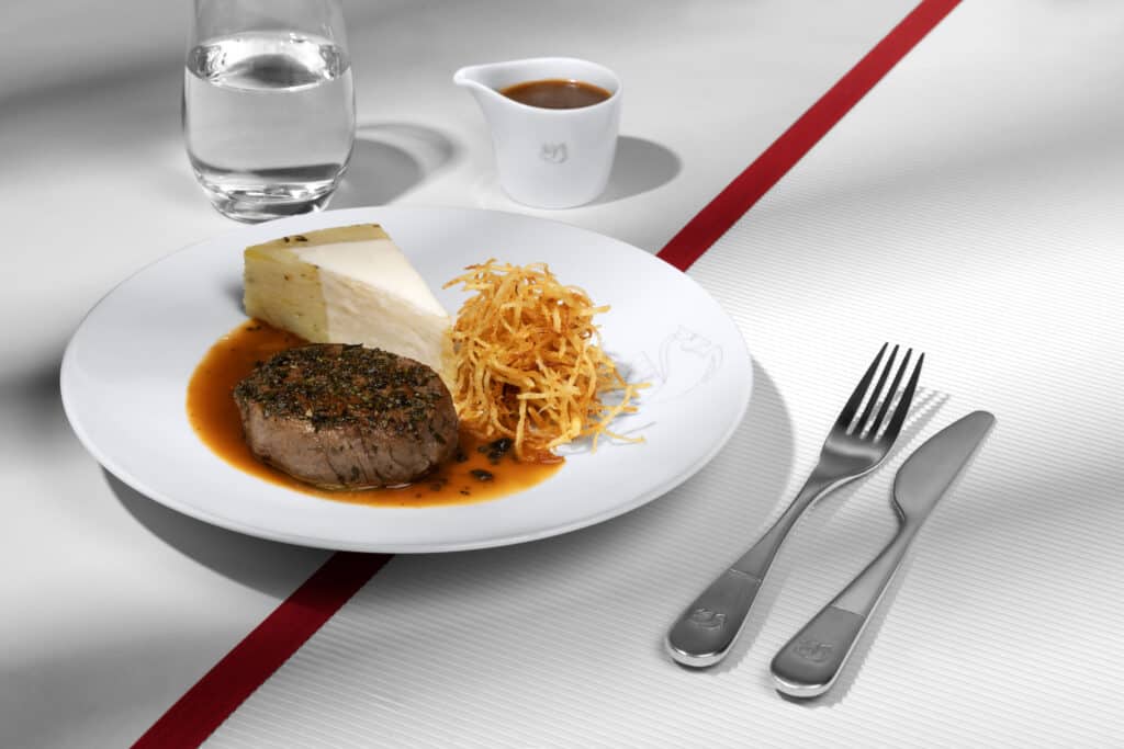 Menu Air France La Premiere