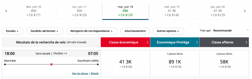 Montréal Stockholm 18 29 juin