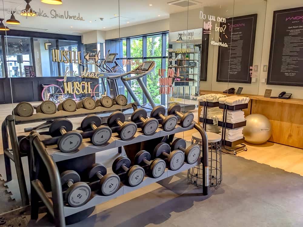 Moxy Osaka Shin Umeda 70 Salle de fitness